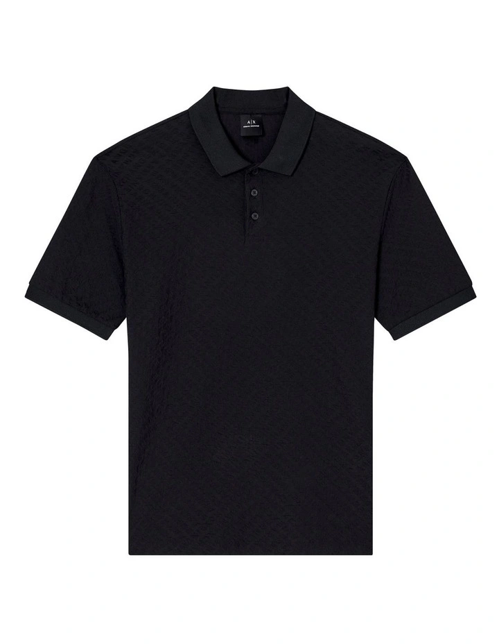 Logo Execution Logo Polo in Black image 5