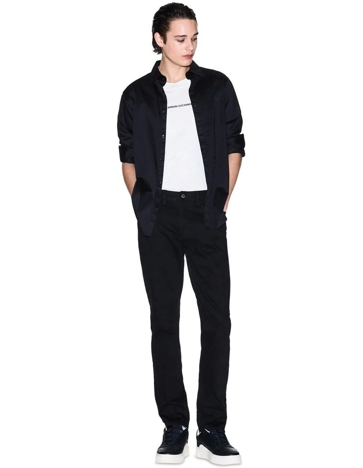 5 Pocket J14-Slim Pant in Black image 3