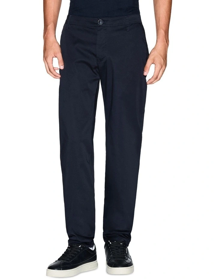 Basics Trousers in Deep Navy image 1