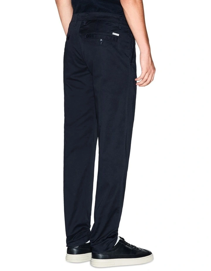 Basics Trousers in Deep Navy image 2