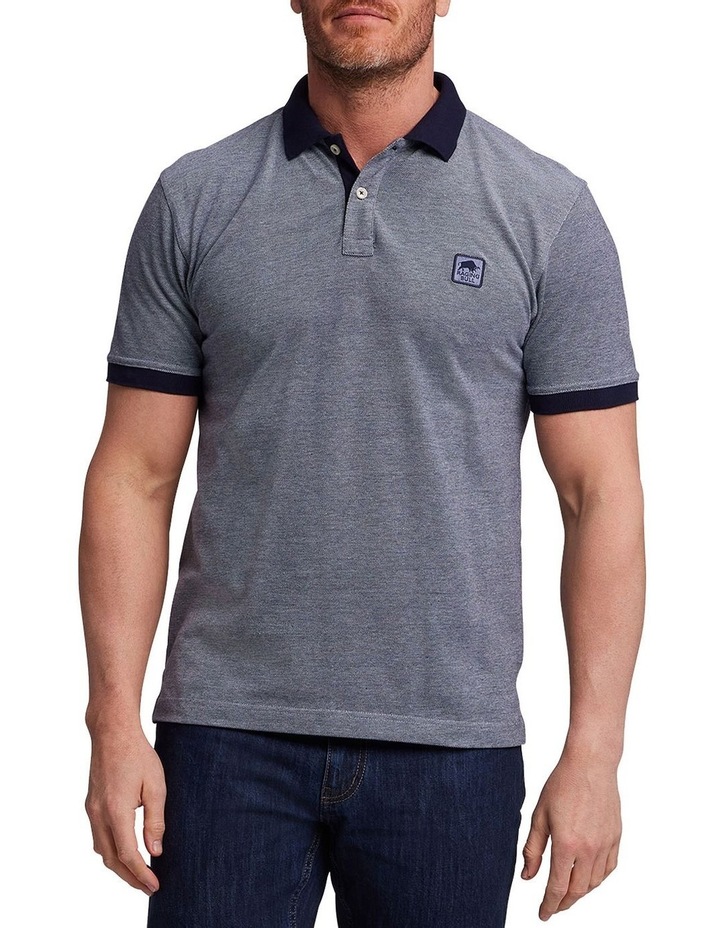Raging Bull 2 Tone Pique Polo With 