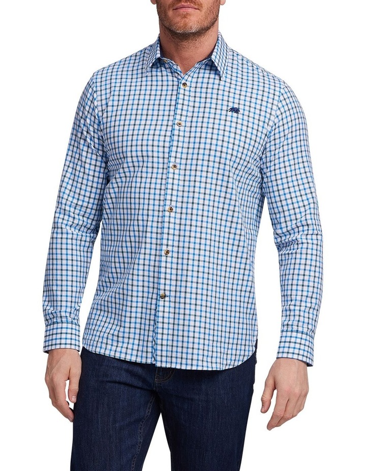 Brushed Cotton Tattersal Check Long Sleeve Shirt
