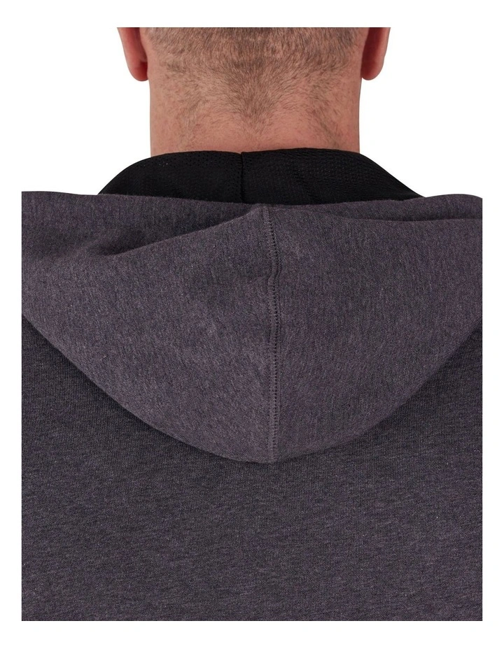 Activewear Zip Thru Hoodie in Gunmetal Grey image 7