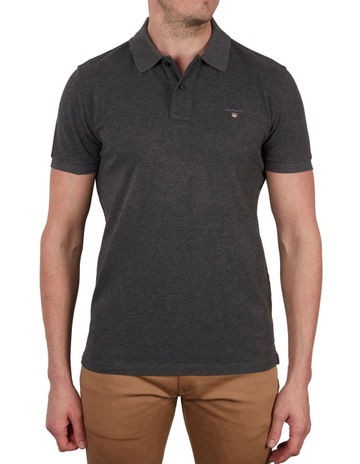 Gant Solid Pique Rugger Polo Pink | MYER