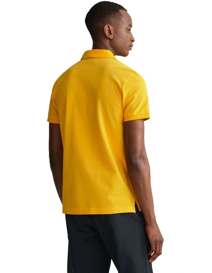 Yellow pique polo Clearance