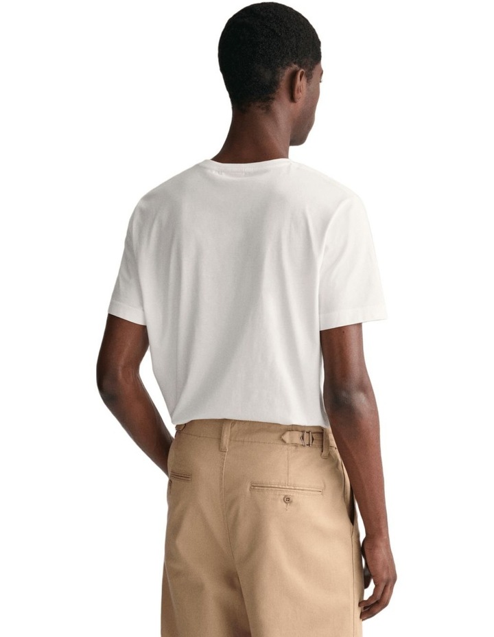 Regular Shield T-shirt in White image 2