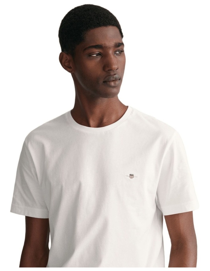 Regular Shield T-shirt in White image 3