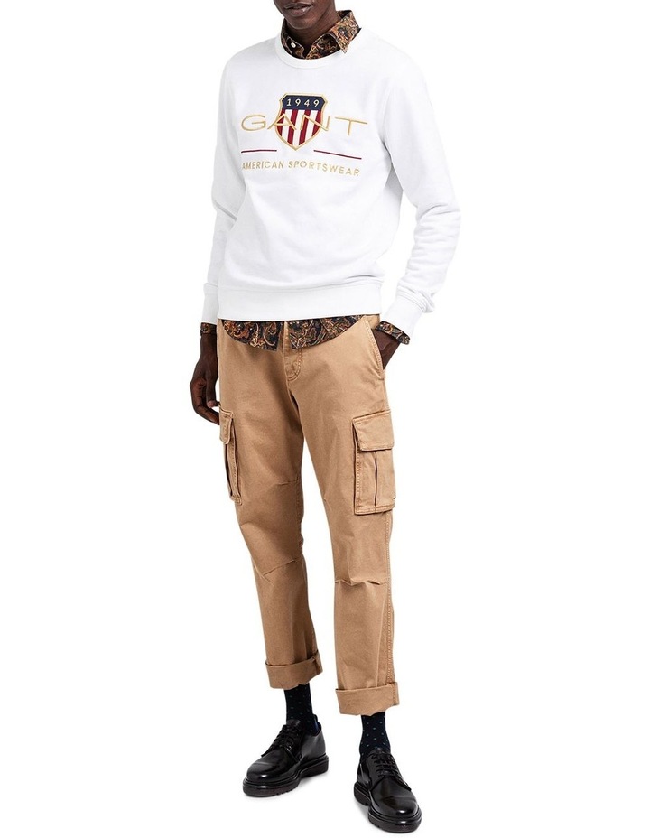 gant shield crew sweatshirt