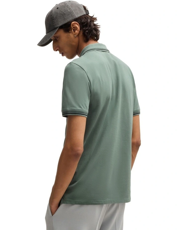 Dinoso Polo Shirt in Open Green image 2