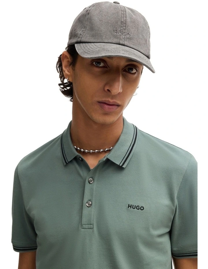 Dinoso Polo Shirt in Open Green image 3