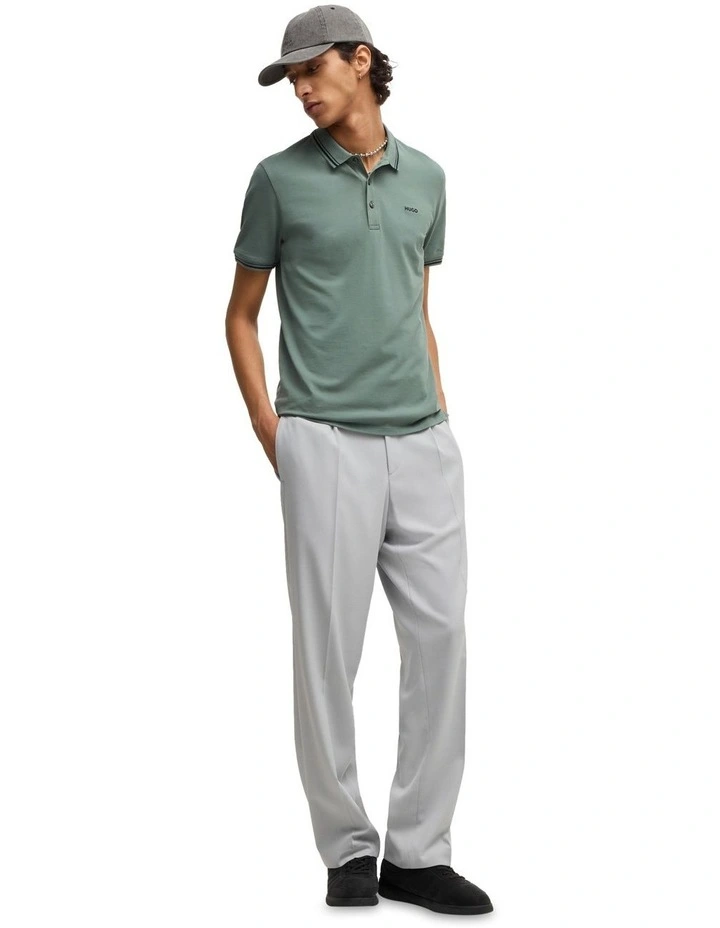 Dinoso Polo Shirt in Open Green image 4