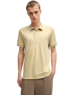 Dinoso Polo Shirt in Open Beige