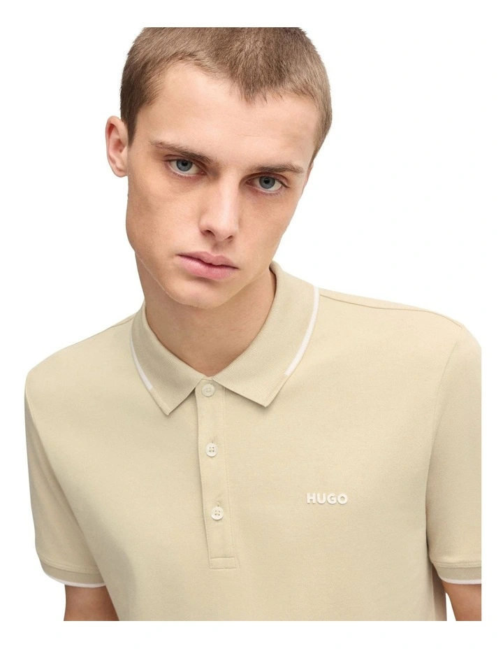 Dinoso Polo Shirt in Open Beige image 3