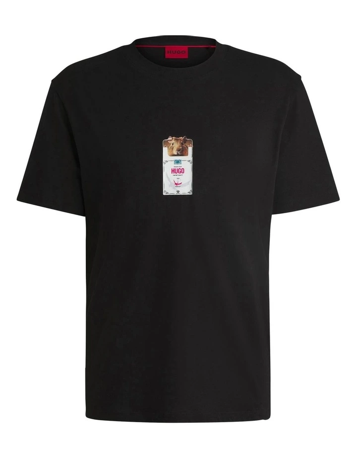 Dilesses T-shirt in Black image 5