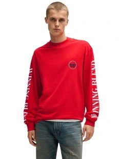 Dicruse Long Sleeve T-shirt in Open Pink