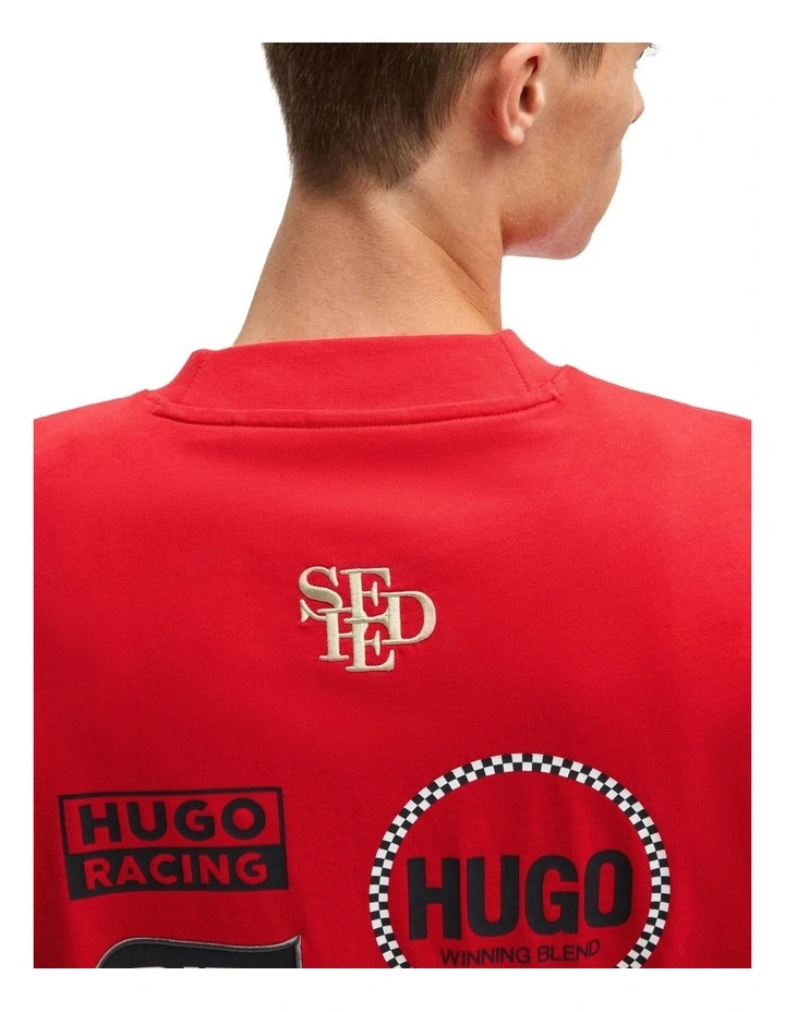 Dicruse Long Sleeve T-shirt in Open Pink image 3