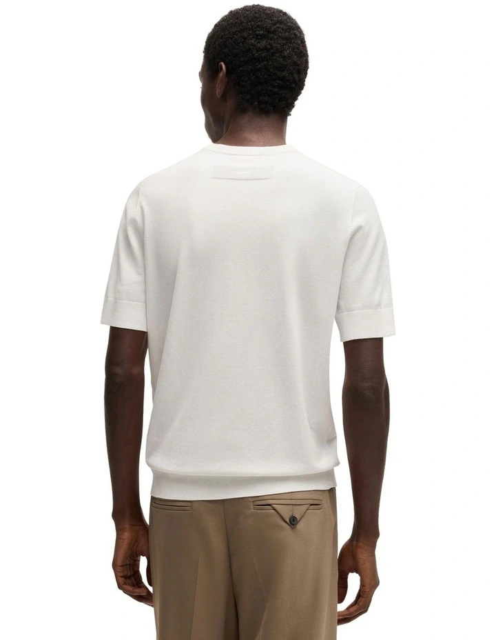 San Carl Knitted T-shirt in Natural image 2