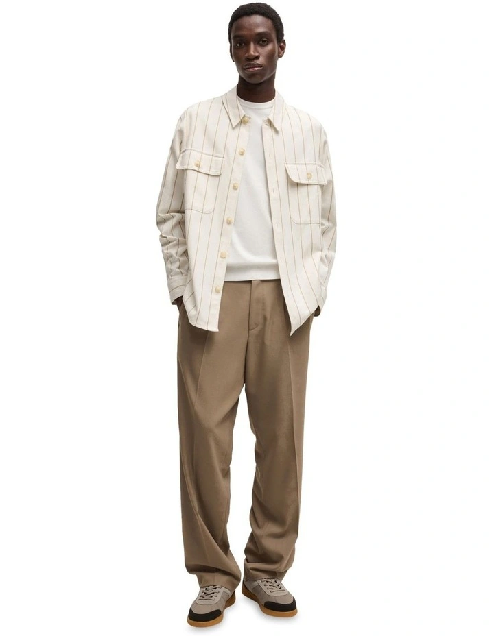 San Carl Knitted T-shirt in Natural image 4