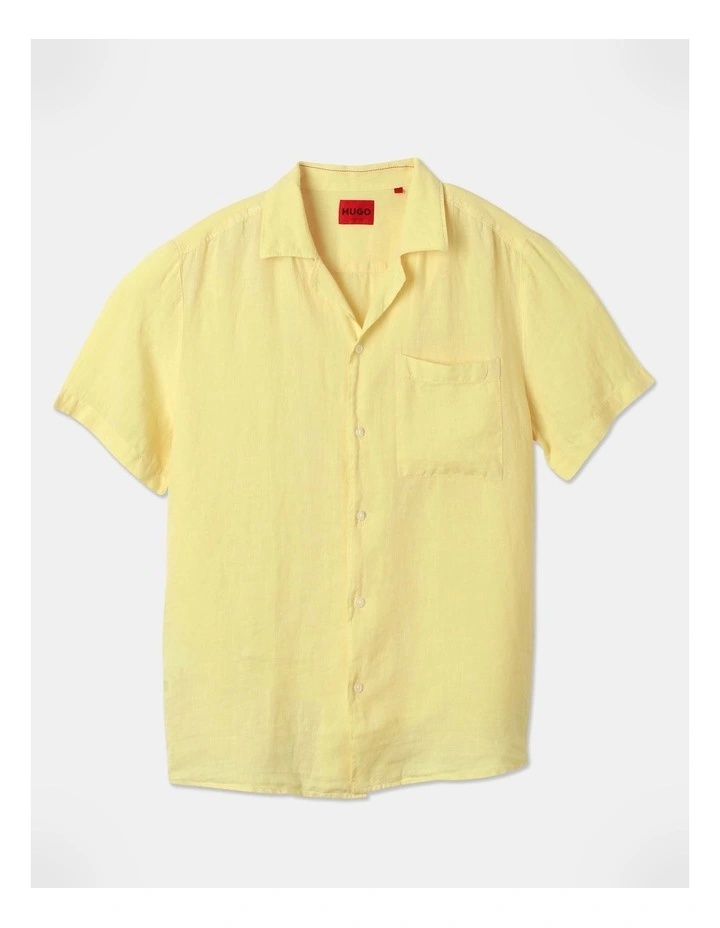 Ellino Short Sleeve Shirt Medium Yellow image 1