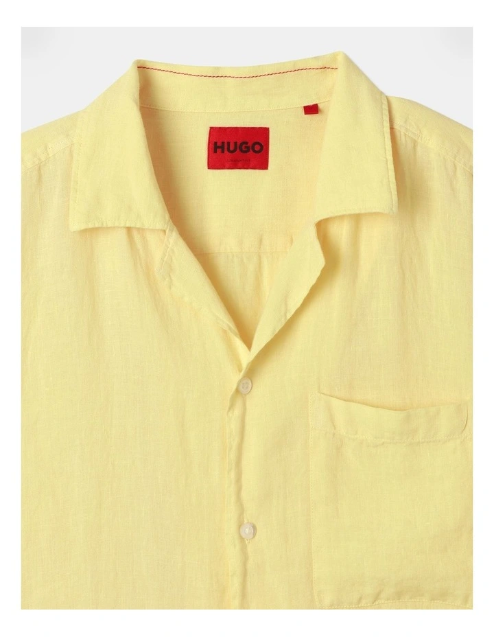 Ellino Short Sleeve Shirt Medium Yellow image 2