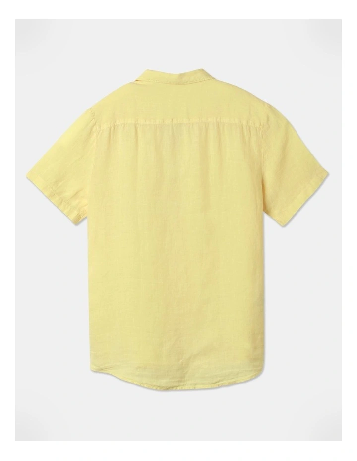 Ellino Short Sleeve Shirt Medium Yellow image 3