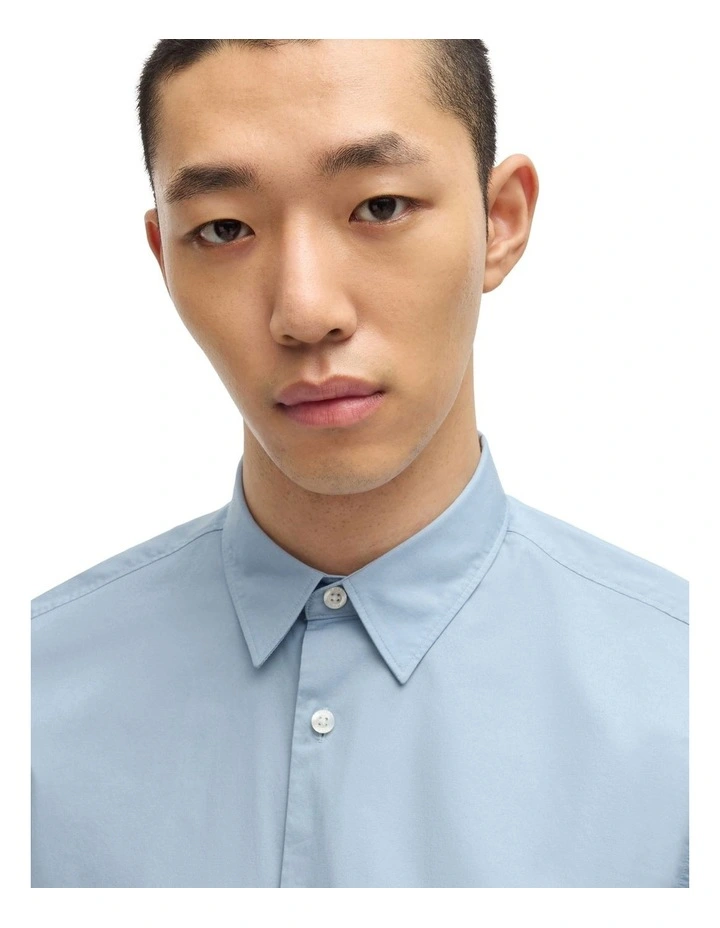 Ebor Short Sleeve Shirt in Open Blue image 3