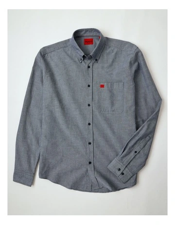 Evito Long Sleeve Shirt in Dark Blue