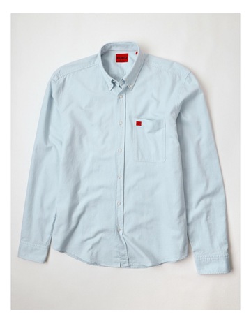 Evito Long Sleeve Shirt in Light Pastel Blue