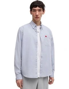 Evito Long Sleeve Shirt in Open Blue