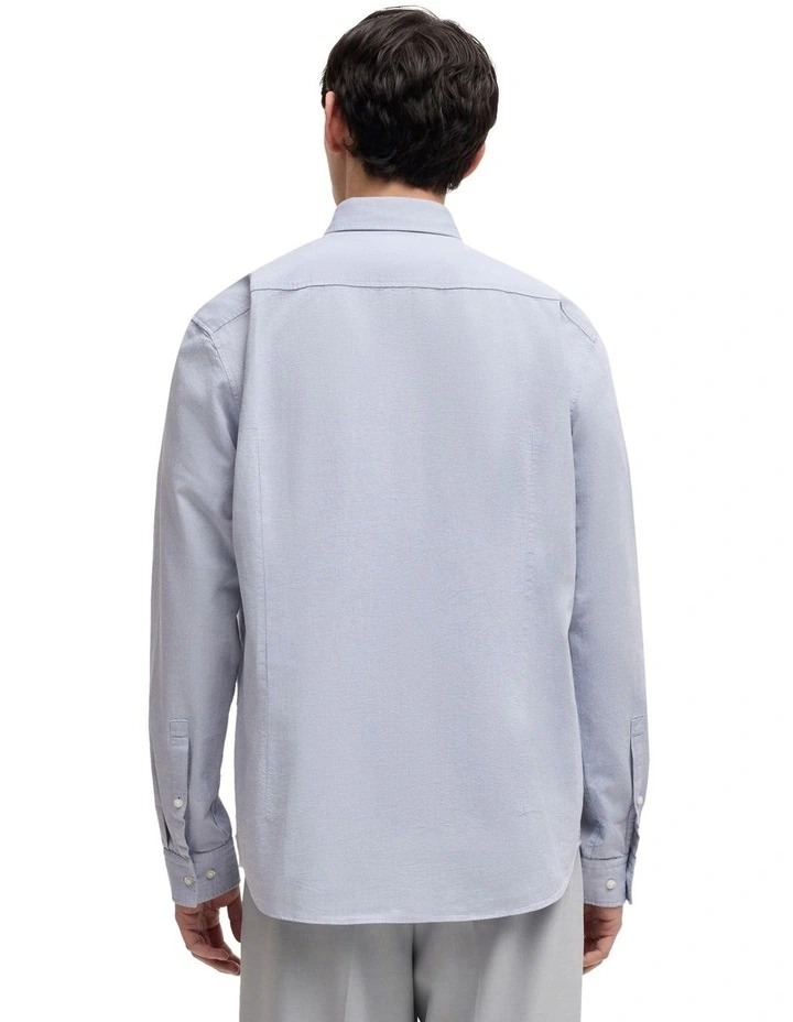 Evito Long Sleeve Shirt in Open Blue image 2