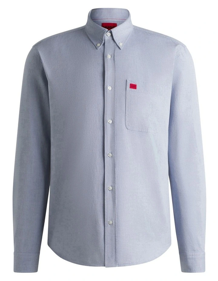 Evito Long Sleeve Shirt in Open Blue image 5