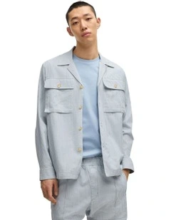 Egalo Long Sleeve Shirt in Open Blue