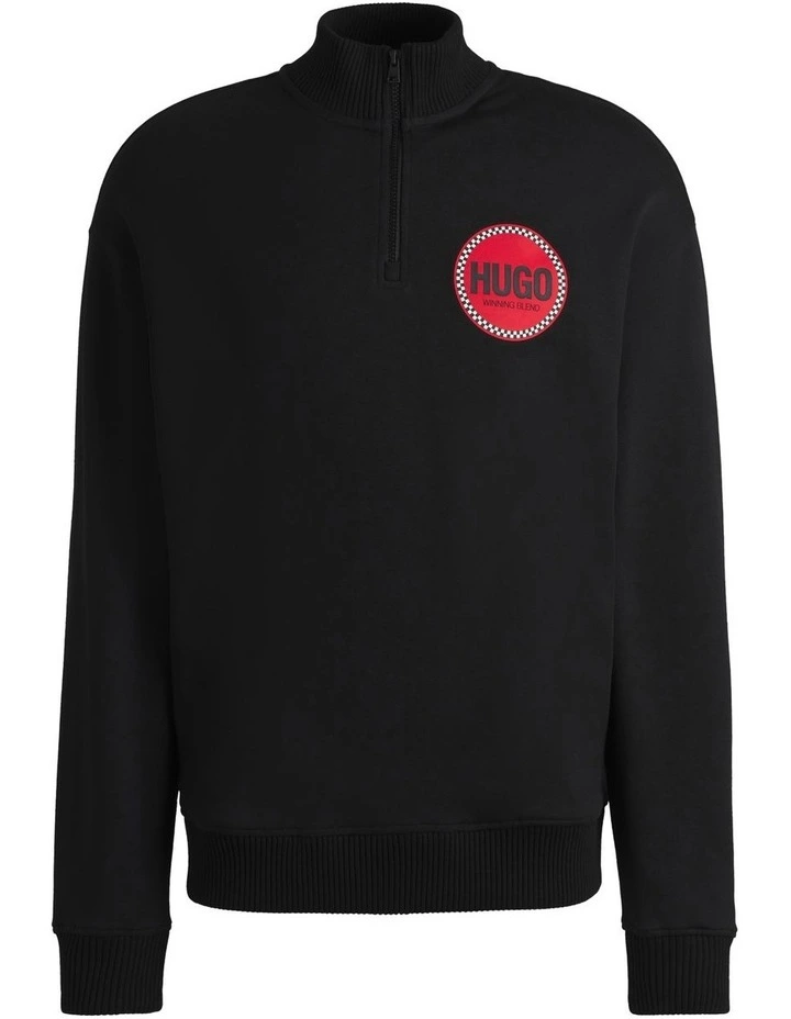 Duluro Sweat Top in Black image 5