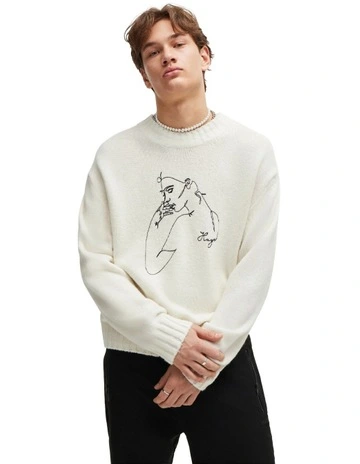 Simage Knit in Open White