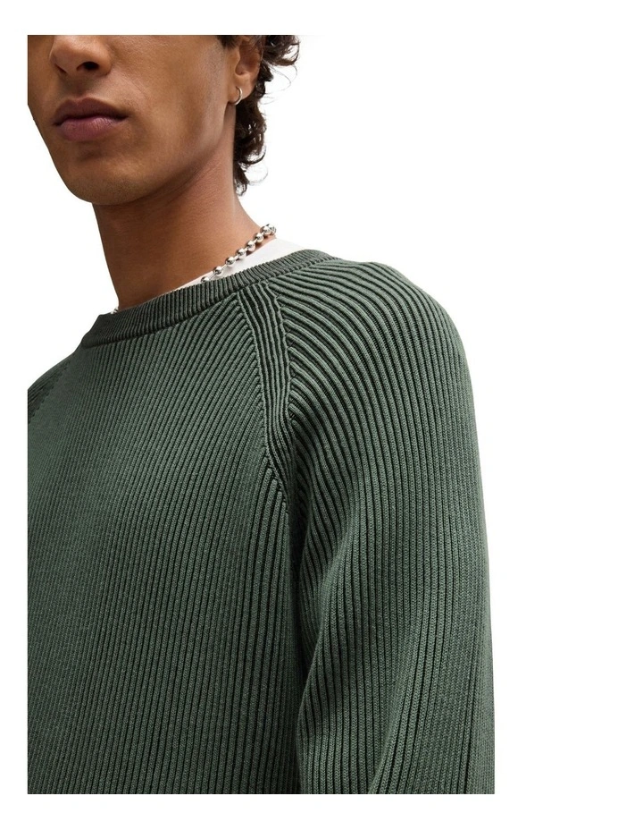 Squizzo Knit in Open Green image 3