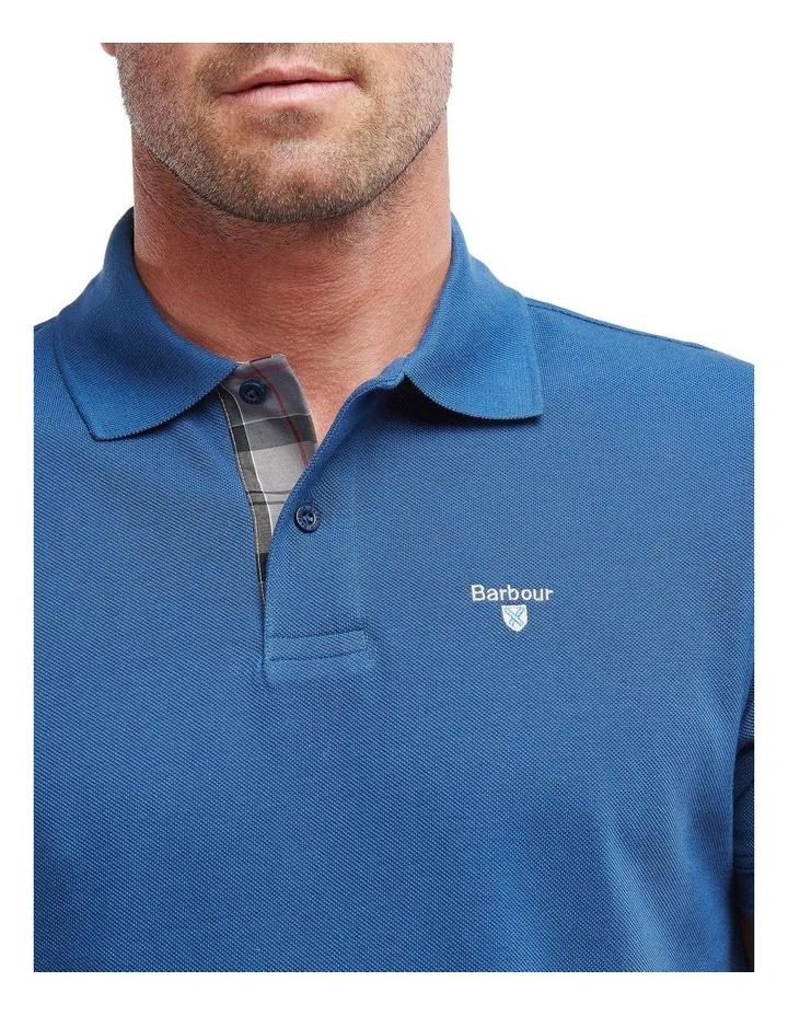 Barbour polo tartan pique Clearance