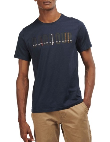 Barbour Wallace T-Shirt Navy | MYER