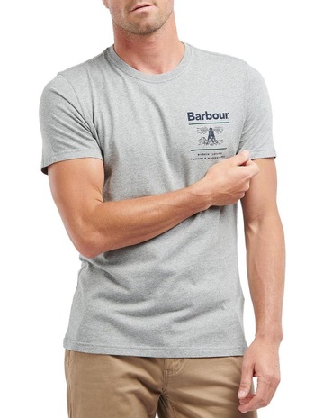 Barbour Reed T-Shirt Grey Marl | MYER