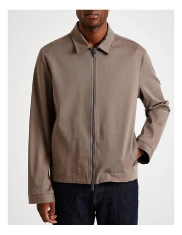 Soft Twill Blouson in Falcon
