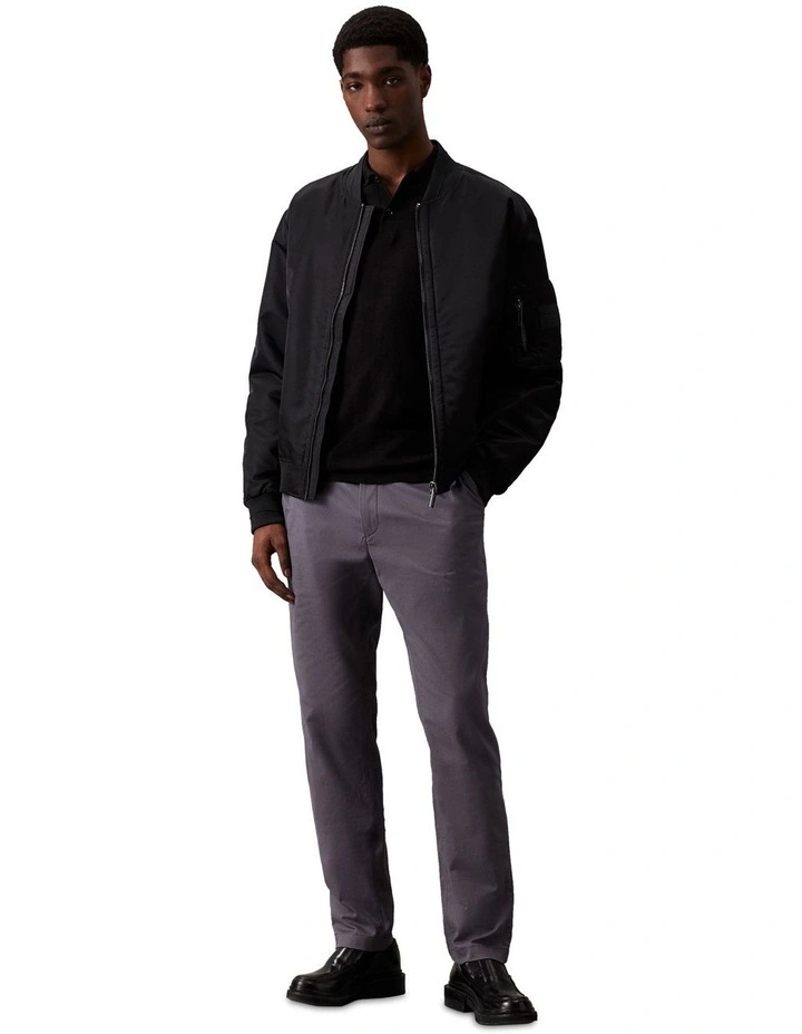 Modern Twill Slim Chino Pant in Iron Gate image 2