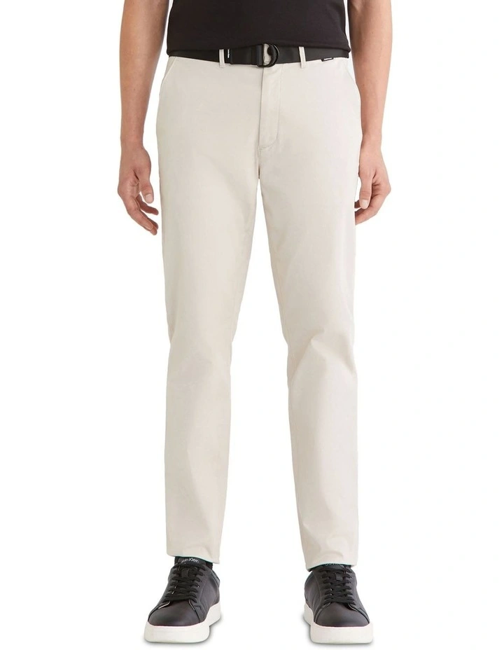 Modern Twill Slim Chino in Beige image 1