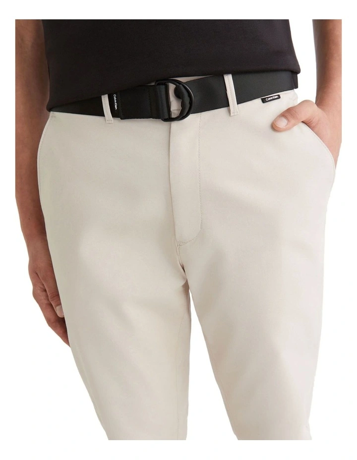 Modern Twill Slim Chino in Beige image 4