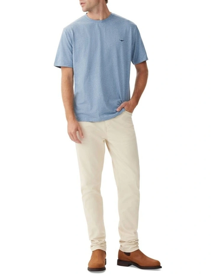 Parson T-shirt in Blue Marle image 2