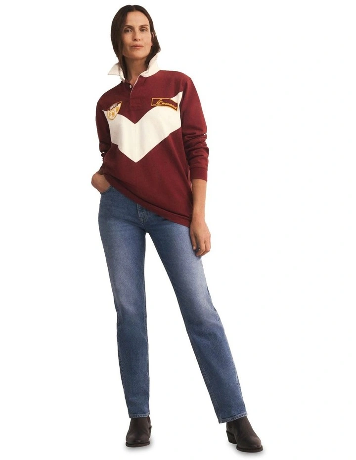 Wallabies Heritage Rugby Sweatshirt in Maroon image 4