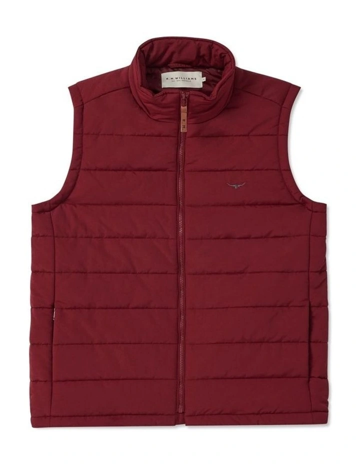 Patterson Creek Vest in Burgundy image 2
