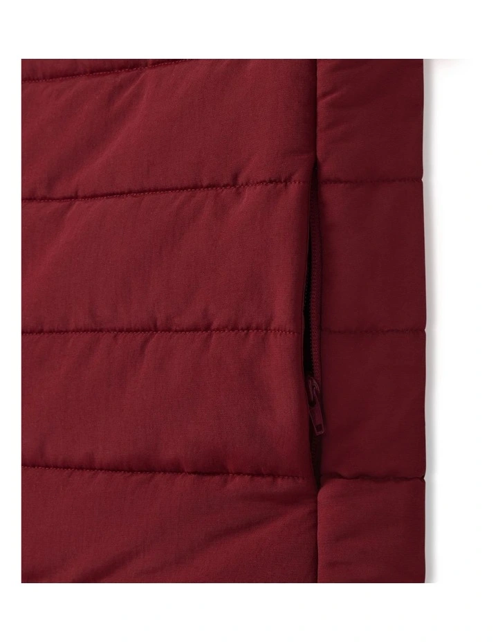 Patterson Creek Vest in Burgundy image 6