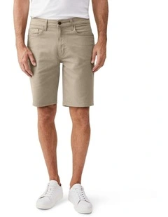 Nicholson Twill Shorts in Buckskin