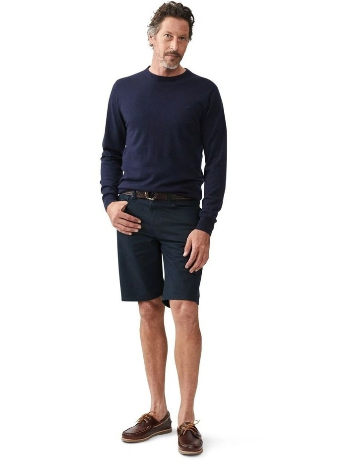 Nicholson Twill Shorts in Navy image 2