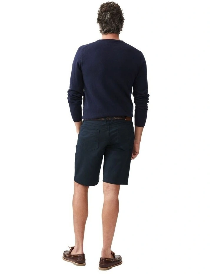 Nicholson Twill Shorts in Navy image 3