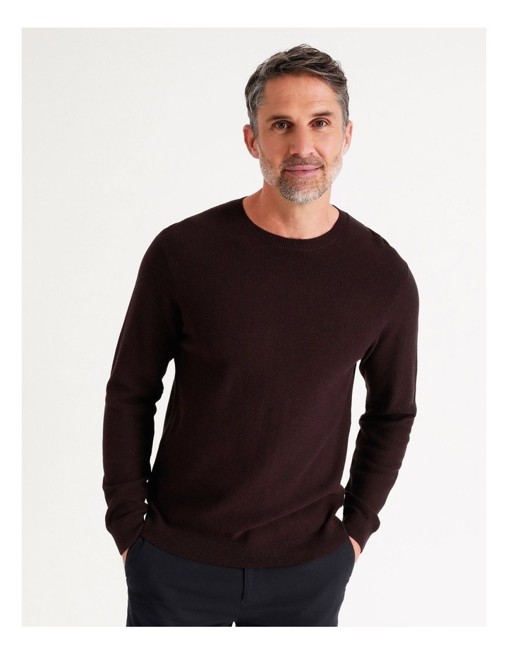 Mens White Crew Neck Sweater | Shop 
